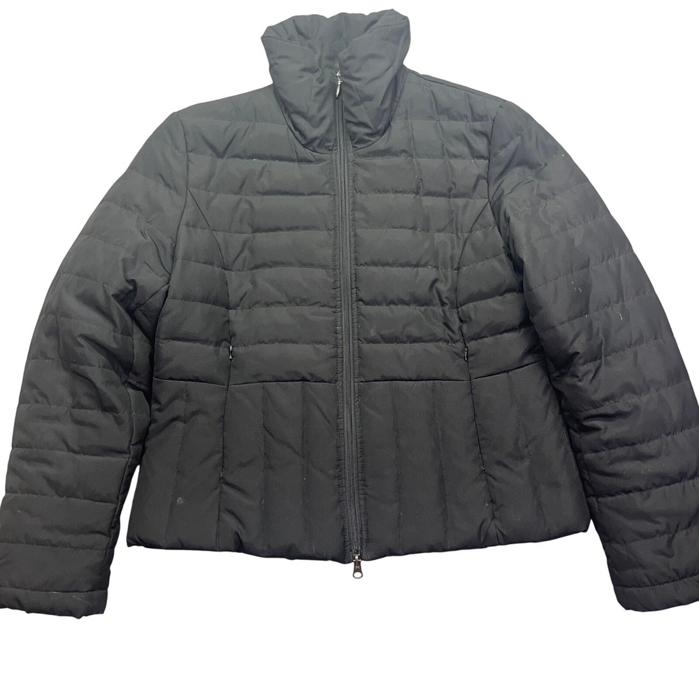 Kenneth Cole Reaction Down Puffer Jacket Quilted Lightweight Black Large